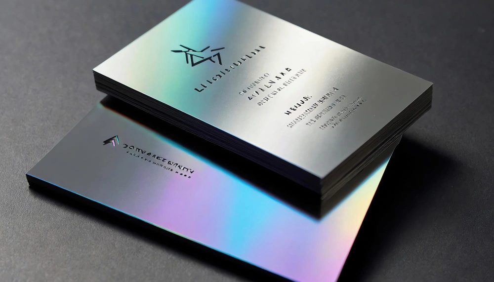 UV coating printing card