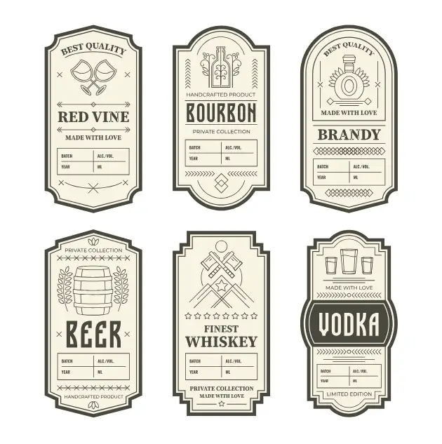beverage labels