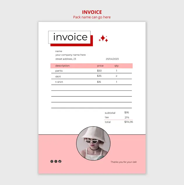 Invoice Book Printing
