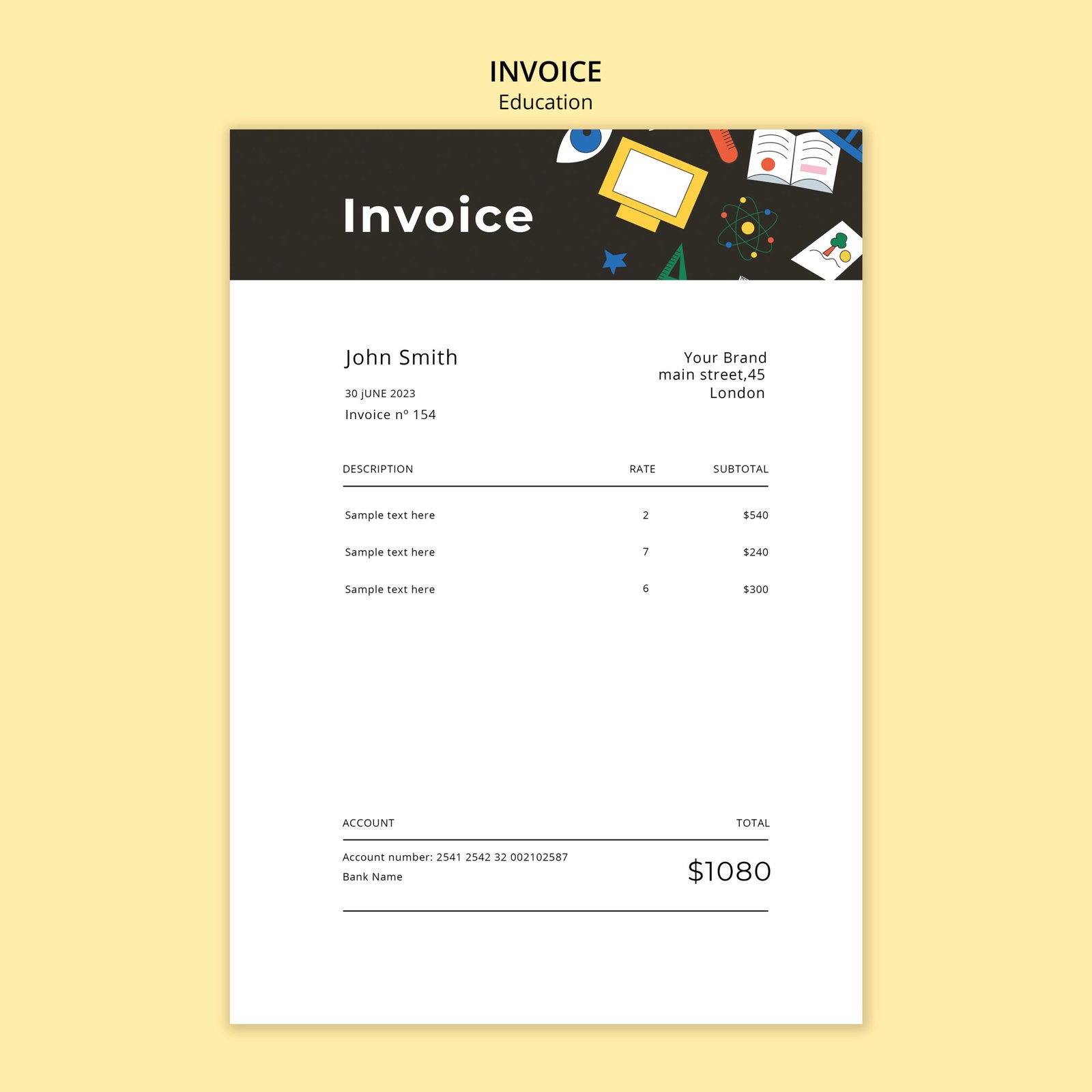 Invoice Book Printing