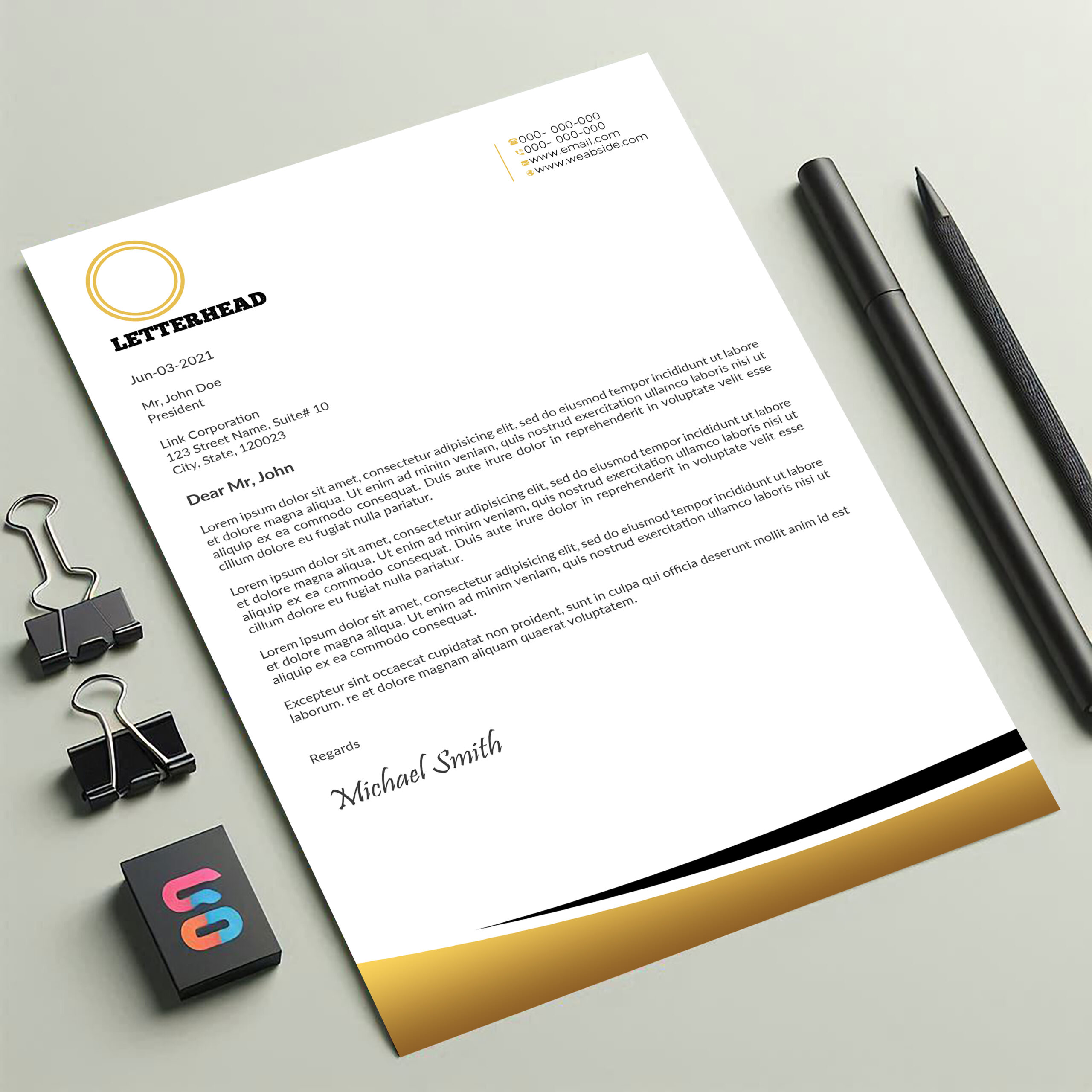 Letter Head Printing